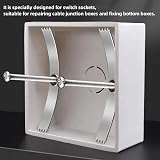 KAIRUIERD 20x Switch Socket Repair Clips Universal 86 Type Wall Mount Steel view 4