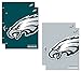 Philadelphia Eagles NFL 2-Pocket School Folders, 4 Pack, 9.5