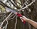 Heavy Duty 8 Inch Folding Pruning Hand Saw - Tri Edge Japanese Steel Blade - Pull Action - Ideal For Gardening, Tree Trimming, Camping and Hunting