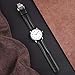 iStrap Genuine Leather Watch Band Padded Calfskin Strap Steel Butterfly Deployant Clasp With Push Buttons Super Soft-18mm 19mm 20mm 21mm 22mm(Multi-Colors to Choose)
