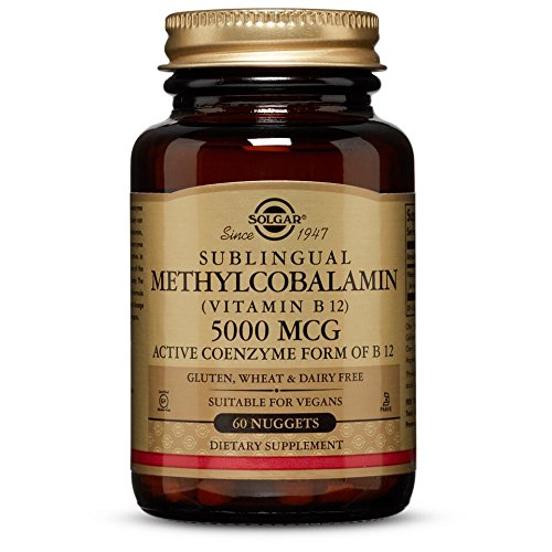 Solgar  Methylcobalamin (Vitamin B12) 5000 mcg, 60 Nuggets