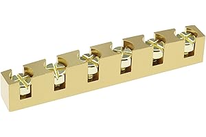 The Lord of the Tools Brass String Nut Replacement Guitar Adjustable Brass Nut Height Bell Nut Replacement Adjustable Nut Winding Pillow LP Type