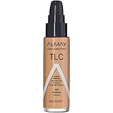 Almay Liquid Foundation, Truly Lasting Color, Long Wearing Natural Finish, Vitamin E and Lemon Extract, Hypoallergenic, Cruelty-Free, Dermatologist Tested, 220 Neutral, 1 fl oz