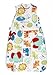 Grobag Doodle Zoo , 100% cotton Fabric Baby Sleeping bag For Silky Smooth Comfort 2.5 Tog (6-18 months)