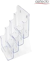 Deflecto 4 Tier A5 Portrait Literature Holder Pack of 4 Multi-Tier File Holder view 4
