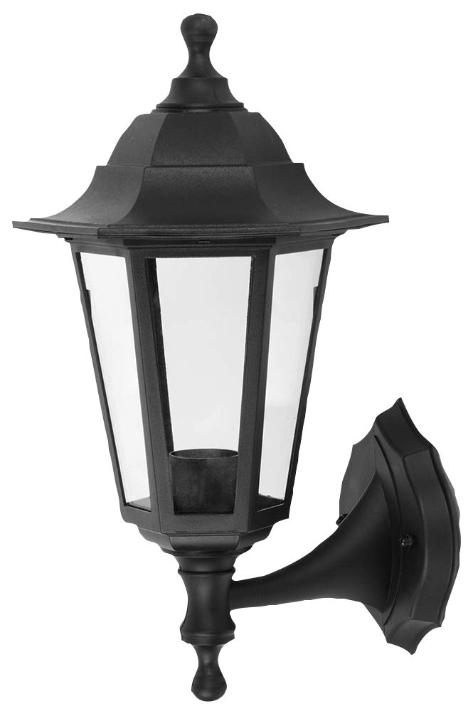 Pro Elec PEL00826 Outdoor Lantern, E27, IP44, 280 mm Length