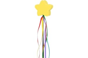 YGMONER Yellow Star Car Antenna Topper - Auto Antenna Ball Exterior Decor Car Decorations Easy to Find Car in The Parking Lot (Shooting Star)