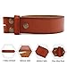 NPET Men's Classic Full-Grain Belt Genuine Leather Belt without Belt Buckle 1.5