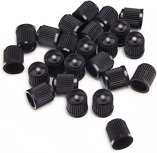 toolstream Silverline Bike Motor Car Van Tyre Valve Dust Cap (48 Pack)