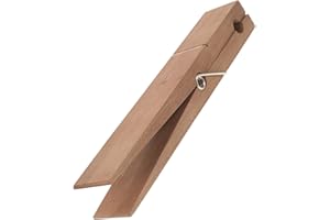 Milisten Giant Wooden Clothespin Towel Holder Jumbo Clip for Bathroom and Laundry Room Space Optimization