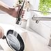 VAPSINT Best Modern High Arch Commercial Lead-Free Stainless Steel Brushed Nickel Kitchen Faucet, Single Handle Kitchen Sink Faucet(with Two Outlets)