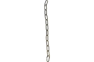 RCH Hardware CH-I-49S-AB Iron Chandelier Chain, Antique Brass (1 Foot)