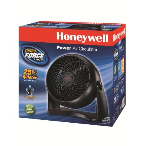 Honeywell HT900 TurboForce Air Circulator Fan Black Speed Small Rooms