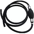 MARKGOO Marine 3/8 Inch Fuel Line Assembly ID 10mm Universal Fuel Tube Line Pipe Hose with Primer Bulb Stainless Steel Hose Clamp for Marine Outboard Boat Motor RVs Tractors and Caravans 6FT Long