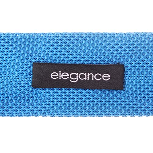 Retreez Vintage Smart Casual Men's 2" Skinny Knit Tie - Light Blue