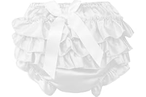 YOOJIA Newborn Toddler Baby Girls Ruffle Bloomers Bowknot Cute Diaper Cover Panties Cotton Shorts