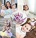 MarJunSep 5-Pack Unicorn Headbands Flowers Party Favors Supplies Birthday Decorations for Kids Girls Women Cosplay Dress Gift Cosplay Costume