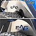 EAG Front + Rear Inner Fender Liner Wells Silver Aluminum 4PCS for 07-18 Jeep Wrangler JK
