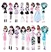 New 10 Sets Random Monster High Dolls Outfits Vest Top Coat Skirt Dress Pants