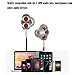 JH-LI HiFi in-Ear Stereo Headphones with Dual Drivers Earbuds High-Fidelity Audio and Deep Bass Wired Earphones with Mic for Hands-Free Calling, 3 Set of Silicone Ear Cap, Black 3.5mm Jack