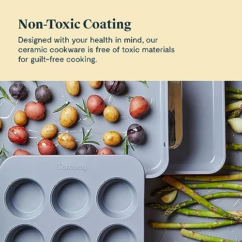 Caraway Nonstick Ceramic Bakeware Set (11 Pieces) Baking Sheets