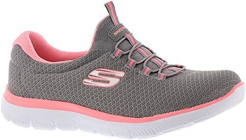 Skechers Womens Perfect Cool Classic Views Summits Mid-Top Sneaker