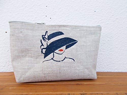 Girls bag, Toiletry organizer, Cosmetic bag, Womens travel bag, Wedding bag, Makeup, Linen, Womens bag, Valentines day gift, Bridesmaid cluch