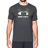 Under Armour Men's Sportstyle Logo T-Shirt, Black/Iridescent Foil, Large