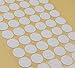 Vkey 720pcs 0.62in Diameter Sticky Back Coins Self Adhesive Dots Tapes (White) Compatible with Hook Loop