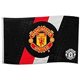 Manchester United Spot & Stripe Flag (3ft x 5ft)
