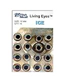Fish Skull Living Eyes 3mm/ICE (SILVER) - Fly Tying