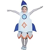 PGOND Kids Rocket Costume Space Outfit Halloween Cosplay Party Carnival Role Play Costume