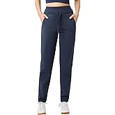 AARYA Sweatpants for Women Fleece Lined Winter Thermal Travel Pants Cold Weather Golf Hiking Work Casual with Pockets