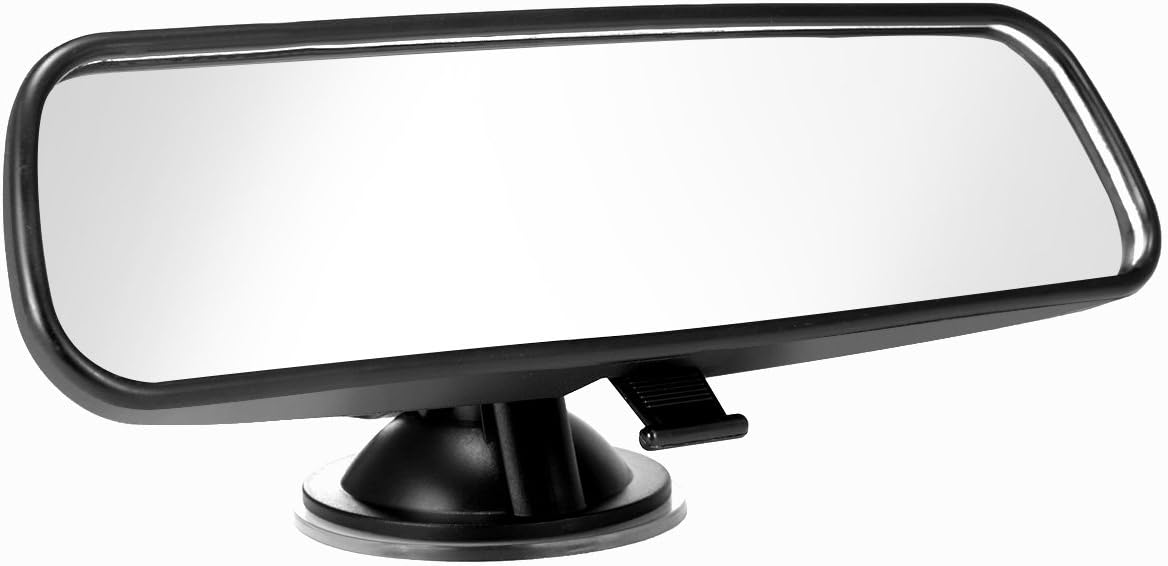 ELUTO Rear View Mirror Universal Car Truck Interior Rear View Mirror Suction Cup Baby Car Mirror Adjustable Safety Mirror 8.46''(21.5cm)