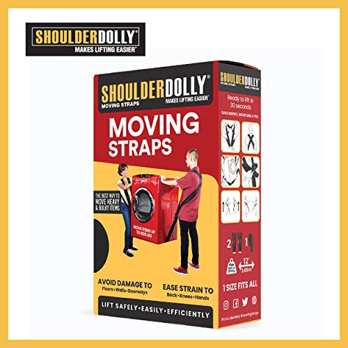 Shoulder Dolly Moving Straps Lifting Strap for 2 Movers Move, Lift, Carry, And Secure
