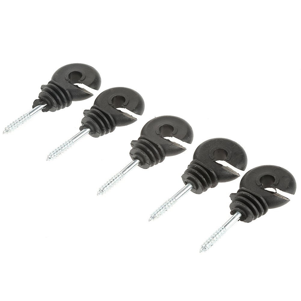 50 Pcs Ring Insulators,Screw In Ring Insulators Livestock Electric Fence Accessories,Agricultural Fencing Wood Post Insulators Sun Rain Protection Anti-Weathering - Image 3