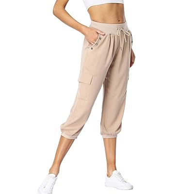 Dilgul Women's Casual Cargo Joggers Drawstring Kuwait Ubuy