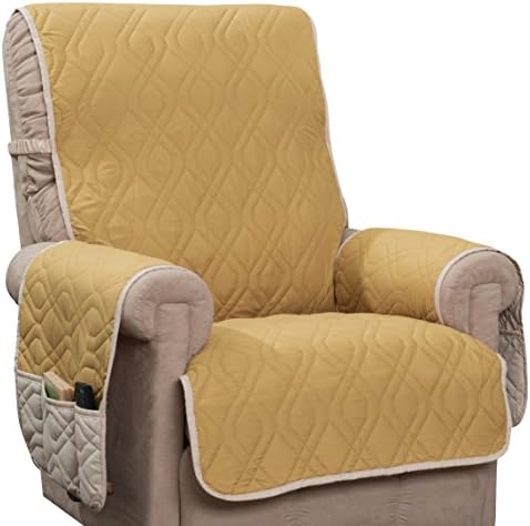 Innovative Textile Solutions 5 Star Recliner Protector Gold/Ivory