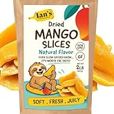 Dried Mango 2lbs - Family Size, Delicious Texture Soft & Juicy Low Sugar Added Dried Mango - Naturally Ripened Mangos Dried Fruits