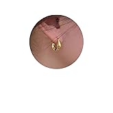 Sttiafay Vintage Twisted Hoop Earrings Gold Chunky Hoop Huggie Earrings Irregular Circle Hoop Earrings Geometric Circle Drop Earrings Jewelry for Women