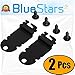 BlueStars 8212560 Dishwasher Side Mounting Bracket Replacement Kit - Compatible with Whirlpool & Kenmore Dishwashers - Replaces 1201084 AP3953705 PS1487167 - PACK OF 2