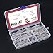 Hilitchi 150-Pcs 304 Stainless Steel Cotter Pin Assortment Kit for Automotive Mechanics Small Engine Repair