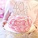 Ella Celebration 40 & Fabulous Cake Topper for 40th Birthday Party Supplies Rose Gold Decoration (40 & Fabulous Rose Gold)