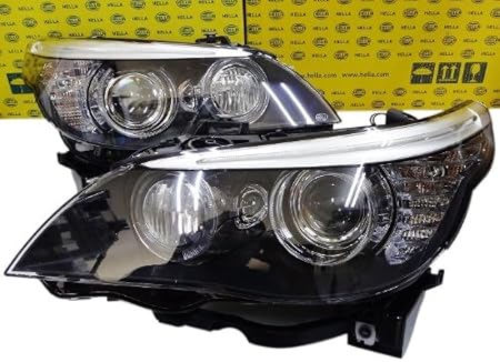 Amazon Bmw E60 E61 M5 後期 Lci ヘッドライト 左右 Hella製 純正oem 525i 530i 540i 550i ヘッドライト本体 車 バイク
