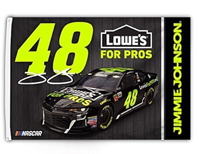 Jimmie Johnson 2018 CAR Design 3x5 Flag w/grommets Outdoor House Banner Nascar Racing