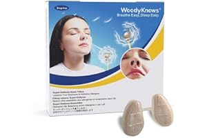 WoodyKnows 3 Super-Defense Nasal Filters with 24 Pairs of Replacement Filters, Seasonal Allergies and Industrial Pollution aid (Narrow, Medium, 3 Filters+24 Replacements)