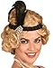 KANGAROO 1920s Flapper Headband Black