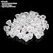 AKOAK 200 Pcs Disposable Plastic Tattoo Ink Caps Cups for Tattoo Ink Tattoo Supplies（Sizes #8 Small）