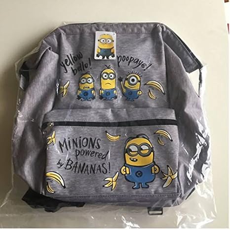 Amazon ミニオンズ がま口リュック グレー かわいいミニオン リュックサック 大人用 子供用 アニメ 萌えグッズ 通販