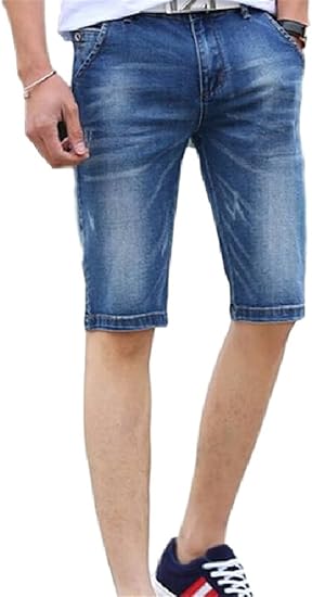 Amazon Maple Leaf 正規品 メンズ ショートパンツ デニム 五分丈 ダメージ加工 カジュアル ハンサム トレンド 爽やか カジュアル 夏 ショートパンツ 通販